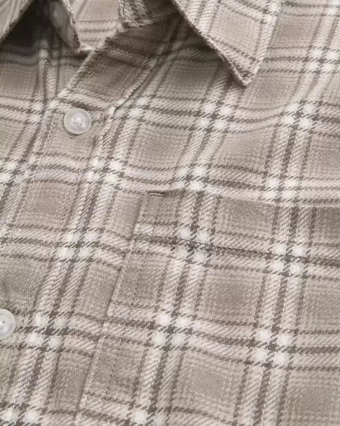 Boxy Flannel Shirt