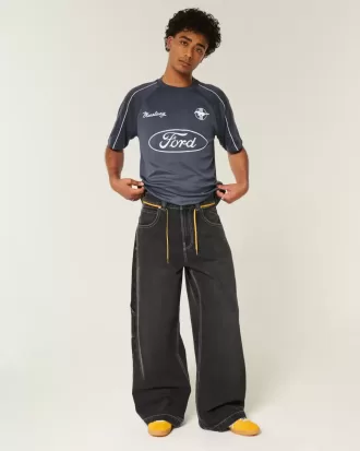 Boxy Ford Mustang Graphic Soccer Jersey