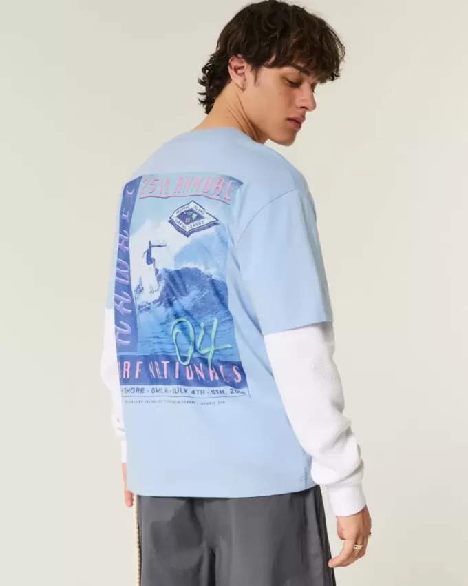 Boxy Hawaii Surf Graphic Tee Boxy Hawaii Surf Graphic Tee