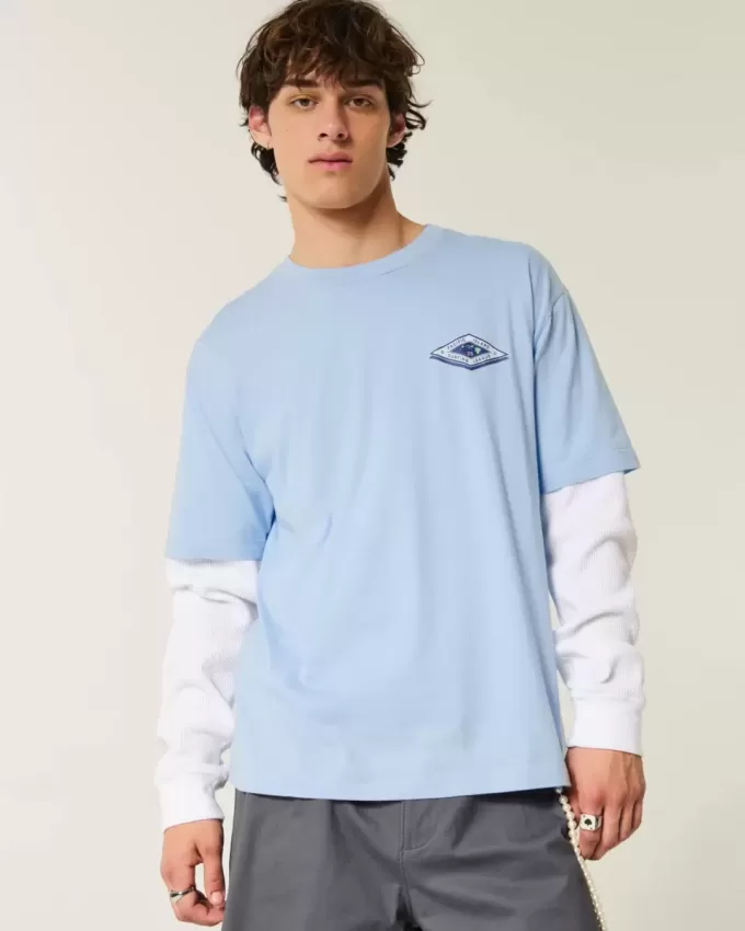 Boxy Hawaii Surf Graphic Tee Boxy Hawaii Surf Graphic Tee