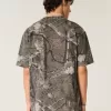 Boxy Heavyweight Camo Crew T-Shirt Boxy Heavyweight Camo Crew T-Shirt
