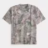 Boxy Heavyweight Camo Crew T-Shirt Boxy Heavyweight Camo Crew T-Shirt