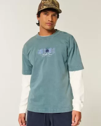 Boxy Heavyweight Costa Rica Graphic Tee