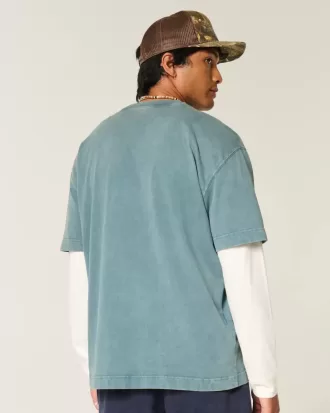 Boxy Heavyweight Costa Rica Graphic Tee