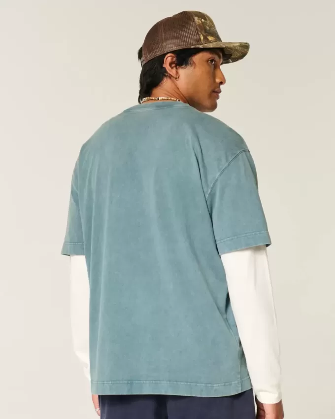 Boxy Heavyweight Costa Rica Graphic Tee Boxy Heavyweight Costa Rica Graphic Tee