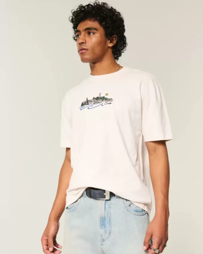 Boxy Heavyweight Croatia Graphic Tee Boxy Heavyweight Croatia Graphic Tee