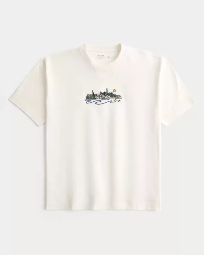 Boxy Heavyweight Croatia Graphic Tee Boxy Heavyweight Croatia Graphic Tee