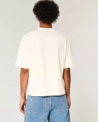 Boxy Heavyweight Crop Crew T-Shirt
