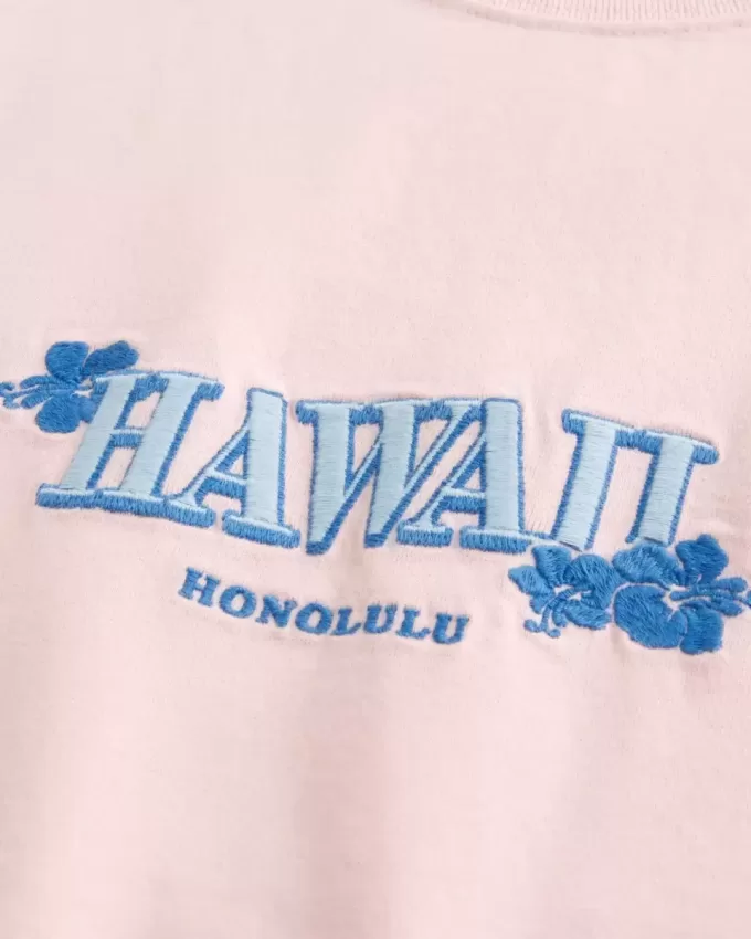 Boxy Heavyweight Hawaii Graphic Tee Boxy Heavyweight Hawaii Graphic Tee