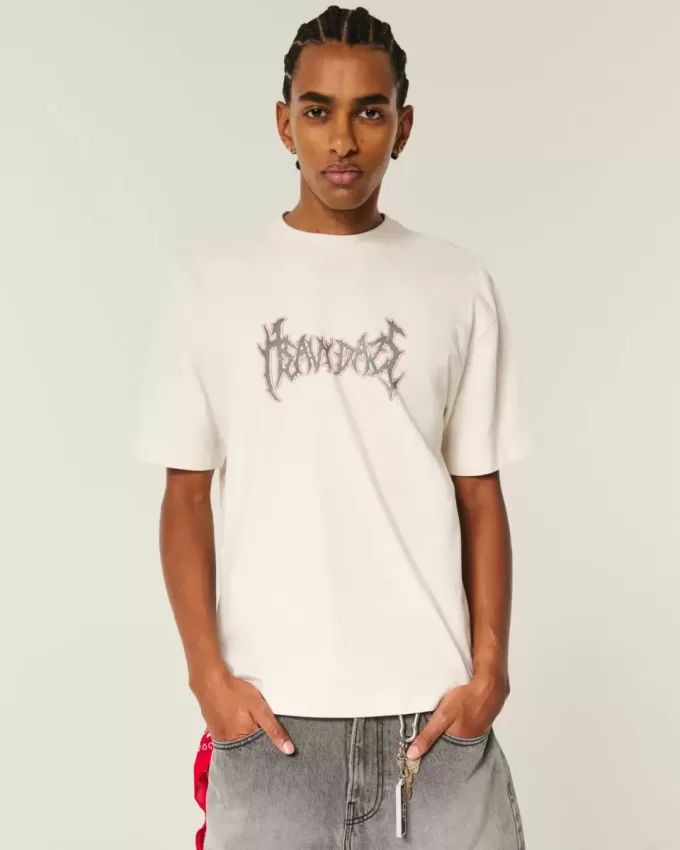 Boxy Heavyweight Heavy Daze Graphic Tee