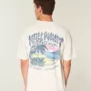 Boxy Heavyweight Key West Graphic Tee