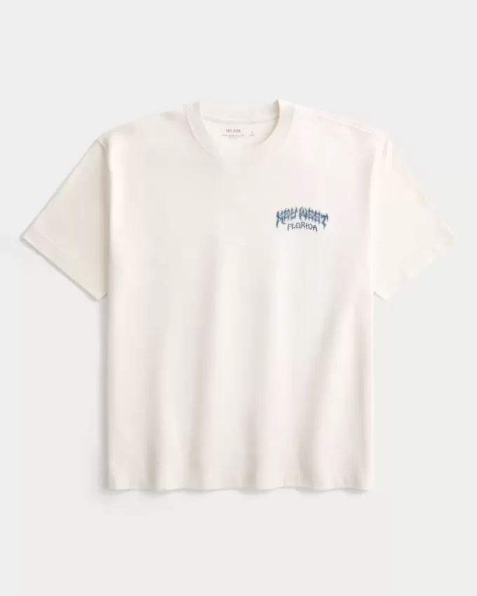 Boxy Heavyweight Key West Graphic Tee