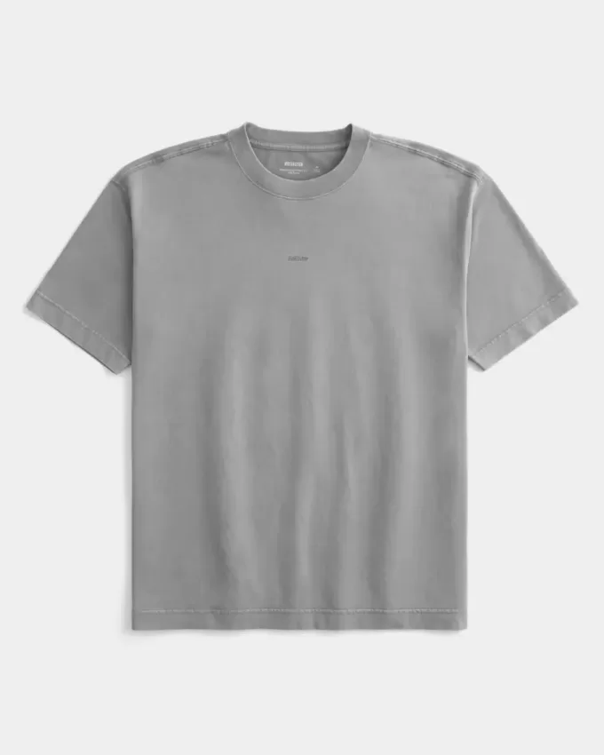 Boxy Heavyweight Logo Crew T-Shirt