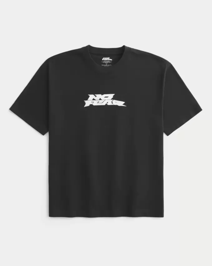 Boxy Heavyweight No Fear Graphic Tee