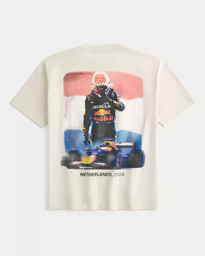 Boxy Heavyweight Oracle Red Bull Racing Graphic Tee