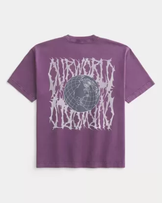 Boxy Heavyweight Our World Graphic Tee