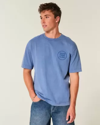 Boxy Heavyweight South Padre Island Graphic Tee