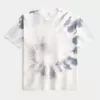 Boxy Heavyweight Tie-Dye Cotton Crew T-Shirt
