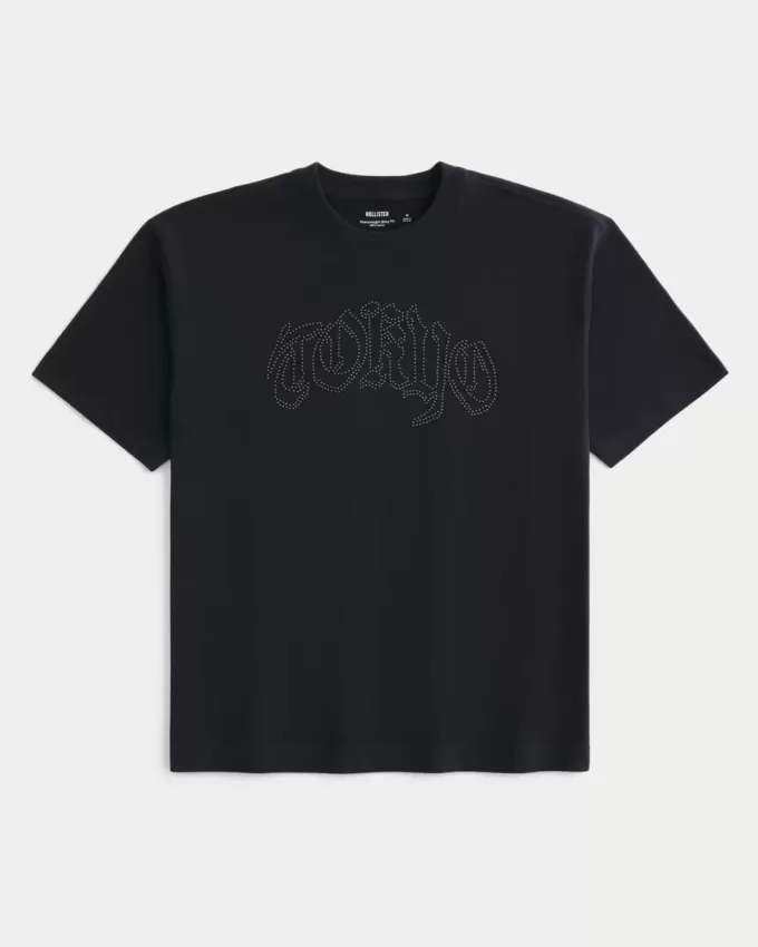 Boxy Heavyweight Tokyo Graphic Tee