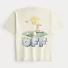 Boxy Heavyweight Tweety Golf Graphic Tee