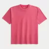 Boxy Heavyweight Washed Cotton Crew T-Shirt