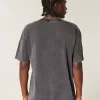 Boxy Heavyweight Washed Cotton Crew T-Shirt Boxy Heavyweight Washed Cotton Crew T-Shirt