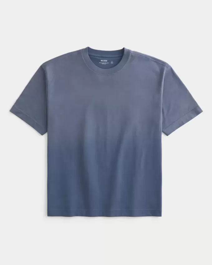 Boxy Heavyweight Washed Crew T-Shirt