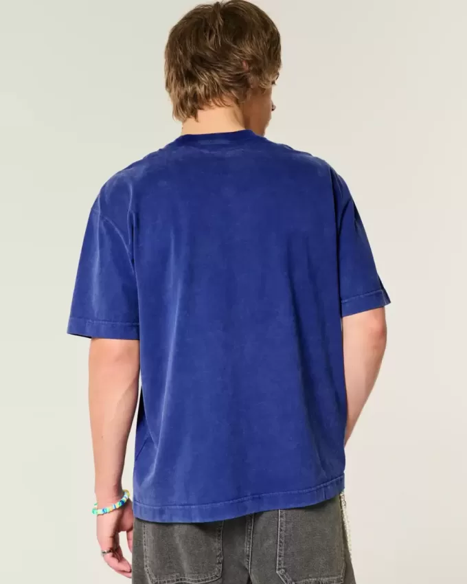 Boxy Heavyweight Washed Crew T-Shirt Boxy Heavyweight Washed Crew T-Shirt
