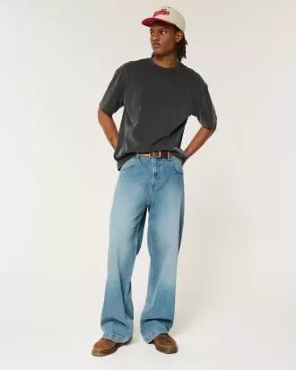 Boxy Heavyweight Washed Crew T-Shirt