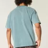 Boxy Heavyweight Washed Crew T-Shirt