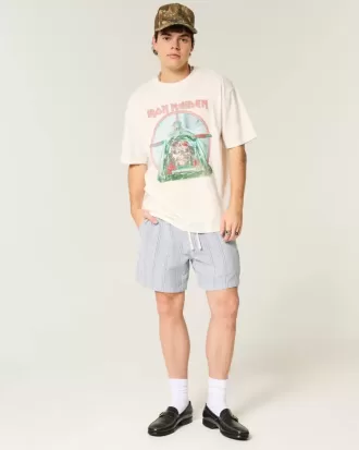 Boxy Iron Maiden Graphic Tee