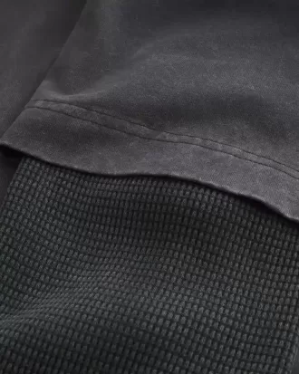 Boxy Layered Thermal Tokyo Graphic Shirt