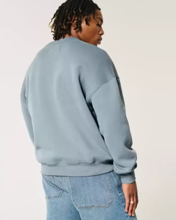 Boxy Logo Crew Sweatshirt