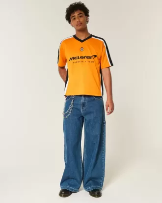 Boxy McLaren Graphic Soccer Jersey