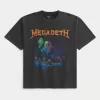 Boxy Megadeth Tour Graphic Tee