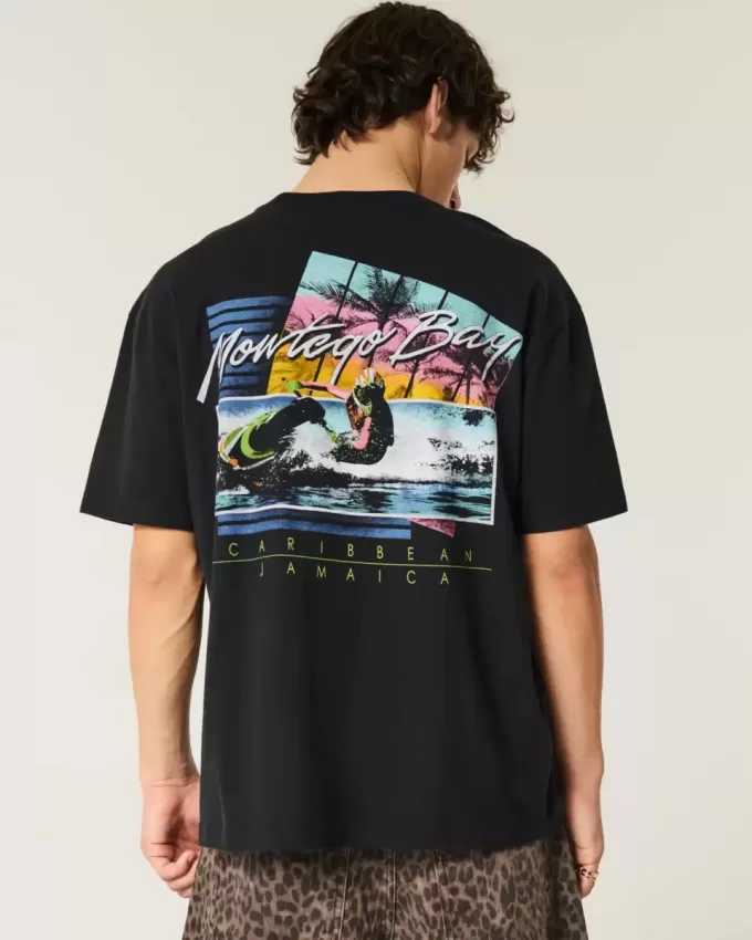 Boxy Montego Bay Graphic Tee Boxy Montego Bay Graphic Tee