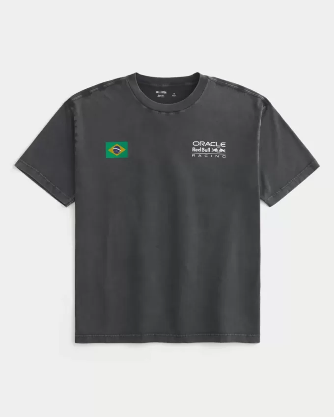 Boxy Oracle Red Bull Racing Graphic Tee Boxy Oracle Red Bull Racing Graphic Tee