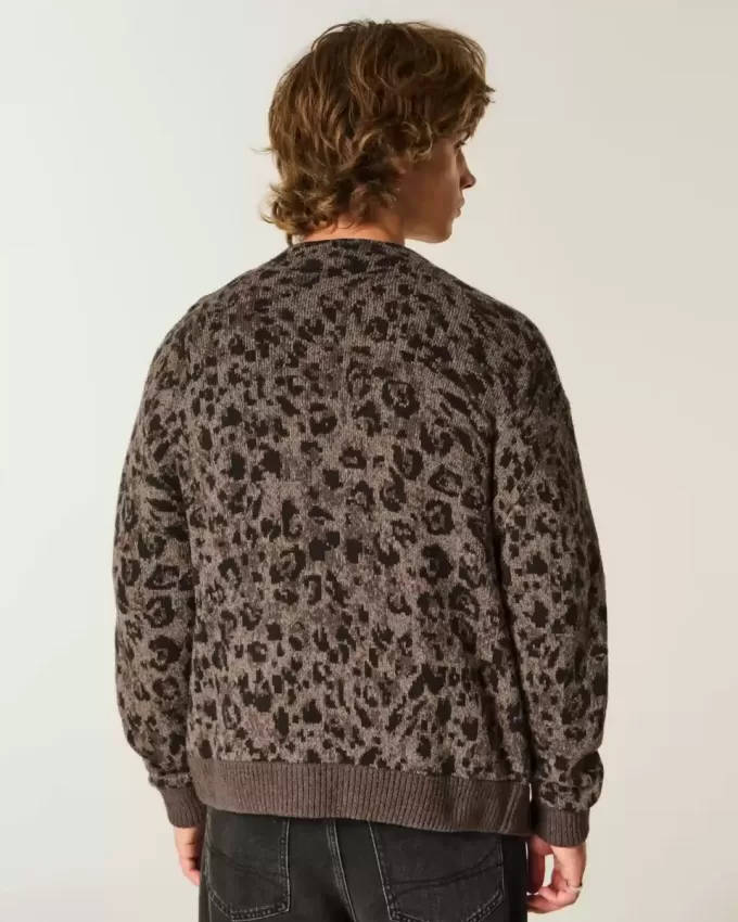 Boxy Pattern Cardigan