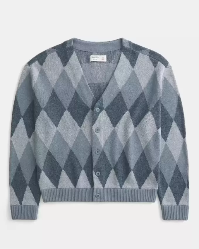 Boxy Pattern Cardigan