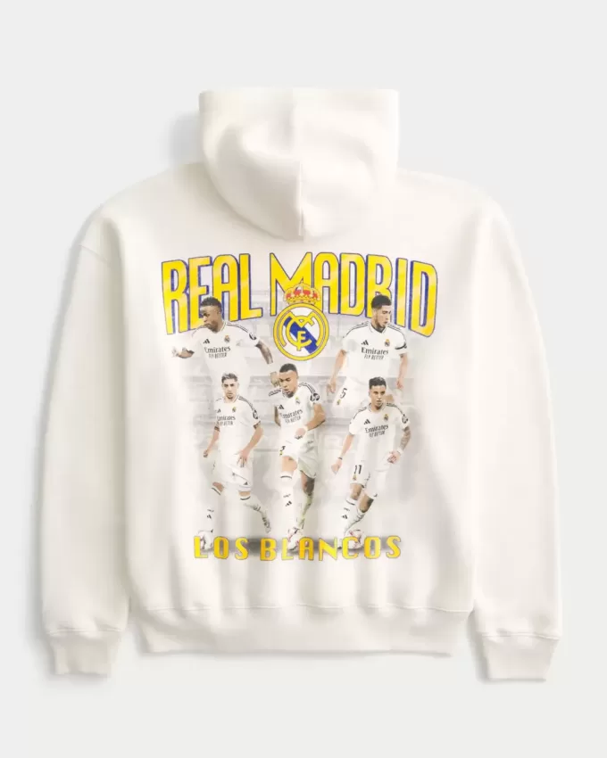 Boxy Real Madrid CF Graphic Hoodie