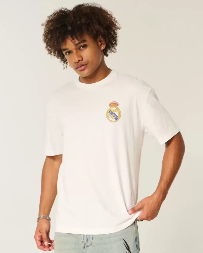 Boxy Real Madrid CF Graphic Tee