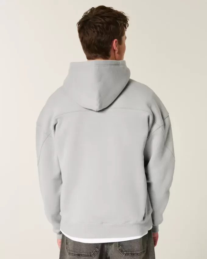 Boxy Seamed Hoodie