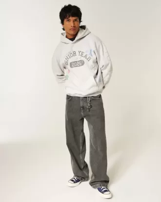 Boxy Senior Year 2026 Graphic Hoodie