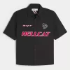 Boxy Short-Sleeve Dodge Hellcat Graphic Shirt