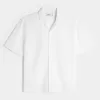 Boxy Short-Sleeve Linen-Blend Shirt Boxy Short-Sleeve Linen-Blend Shirt