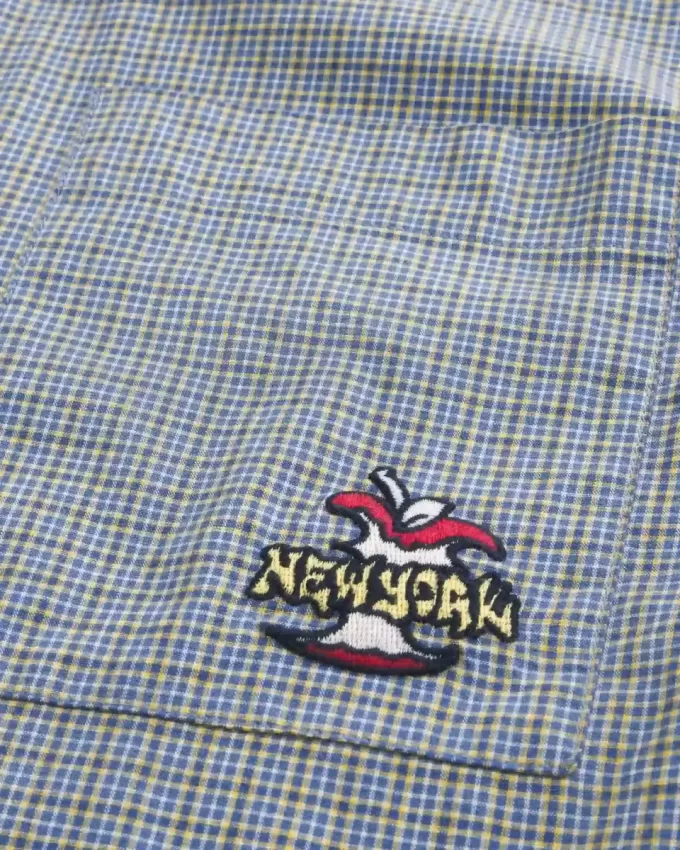 Boxy Short-Sleeve New York Graphic Shirt