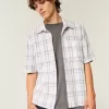 Boxy Short-Sleeve Pocket Shirt