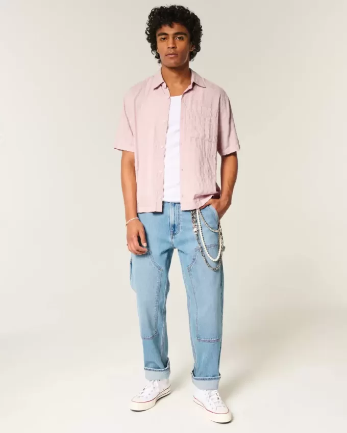 Boxy Short-Sleeve Pocket Shirt Boxy Short-Sleeve Pocket Shirt