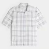Boxy Short-Sleeve Pocket Shirt