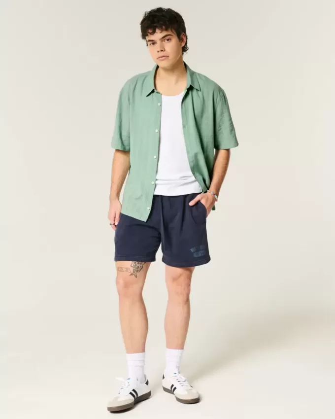 Boxy Short-Sleeve Shirt